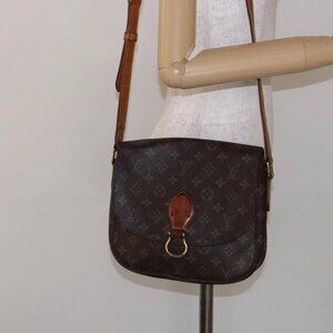 LOUIS VUITTON Monogram Saint Cloud GM Shoulder Bag M51242 LV Auth 140299